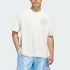 Adidas Originals Basketball Logo Loose Fit Crew Neck Short Sleeve T-Shirt Unisex Tops KD3613