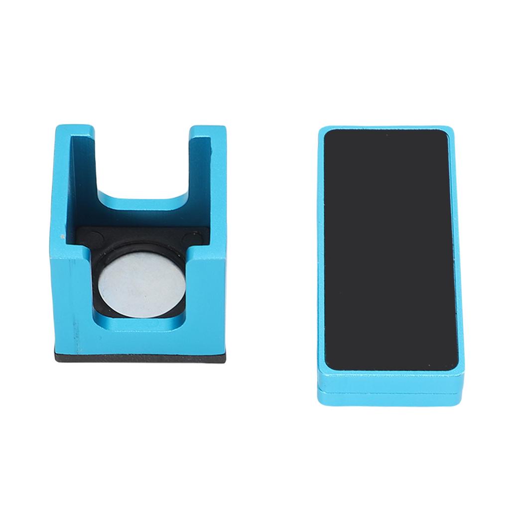 Billiard Chalk Holder Aluminum Universal Dry Oil Pool Cue Chalk Holder Billiard Accessories Blue