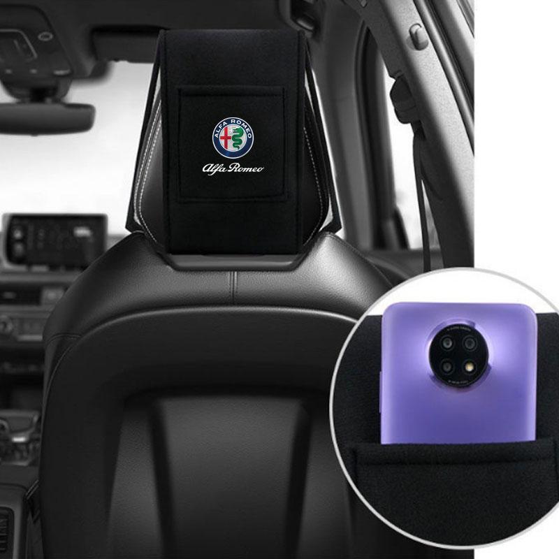 Car Seat Headrest Cover Anti-Dirty Protective Cover Universal For Alfa Romeo giulietta 159 mito giulia stelvio 147 Accessories