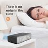 Digital Alarm Clock for Bedroom Electronic Clock with Wireless Charging for Phone Headset Thermometer Temperature Date
