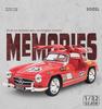 1:32 Classic 300SL Alloy Car Model with Lights & Sound Effects - Cyberpunk Arcade Display