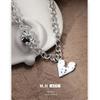 Spotted Love Necklace Exquisite Sweet and Cool Spice Girl Collarbone Chain Necklace Wholesale