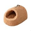 Cat Cave Bed, Lamb Fleece Pet Machine cleanable, Indoor, Winter Warm White 50*38*30cm