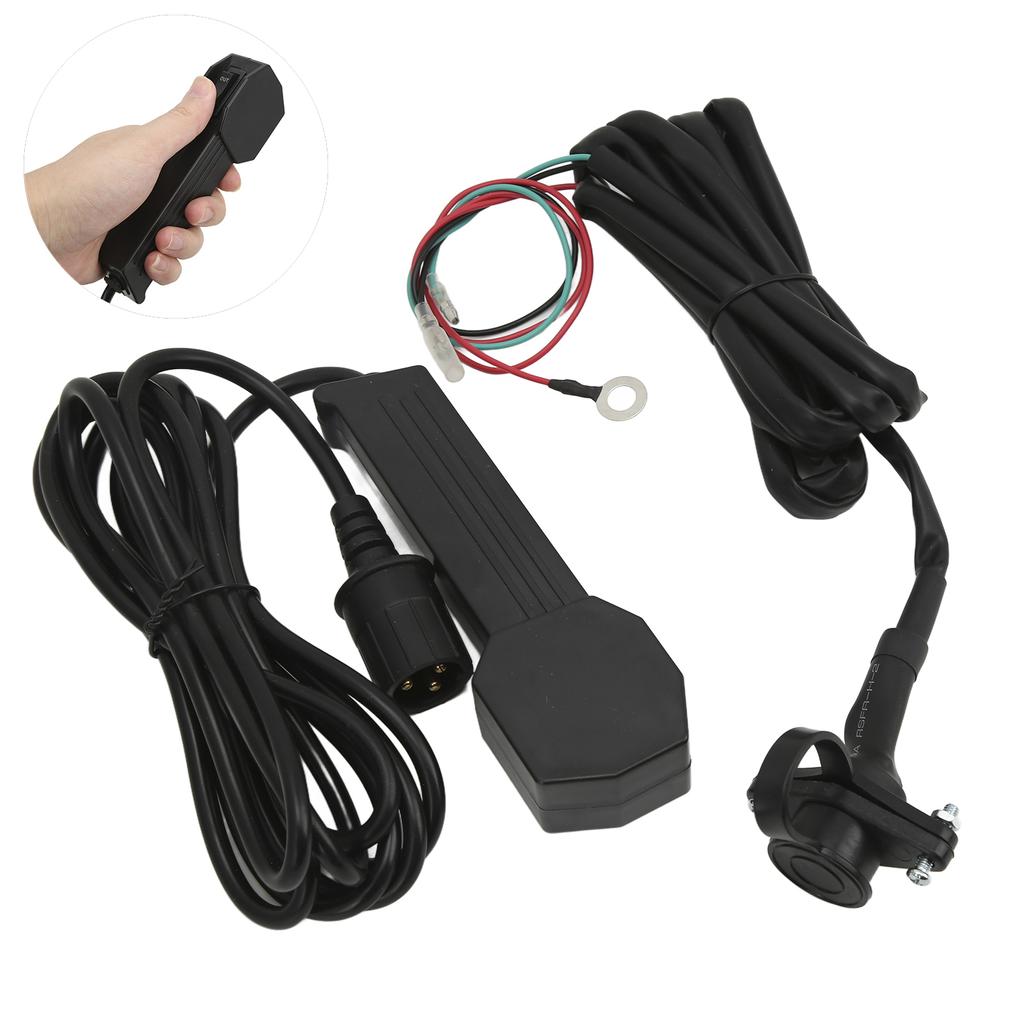 12V HandHeld Winch Remote Controller with 9ft Cable Electric Manual Waterproof for ATV UTV