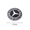 Car Metal Flat Hood Emblem Front Badge Logo Sticker For Mercedes Benz W212 W213 W205 W177 W247 W176 CLS CLA CLK CLG GLS CK1