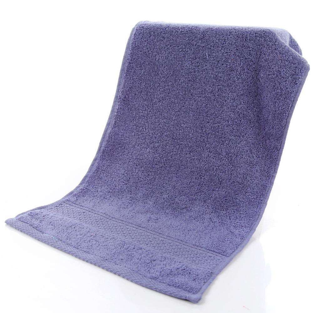 Spot large thickened cotton souvenir towel hotel men's sports face towel plain color broken gear water absorption