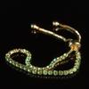 Zircon Adjustable Tennis Bracelet, Luxury Women's Jewelry with Full Diamond Design