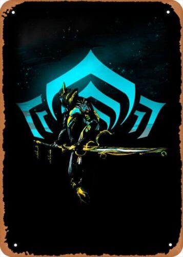 Аниме Warframe фигурка плакат металлическая жестяная табличка Excalibur Dex настенное искусство декор алюминий 20x30cm(7.8x11.8inch)