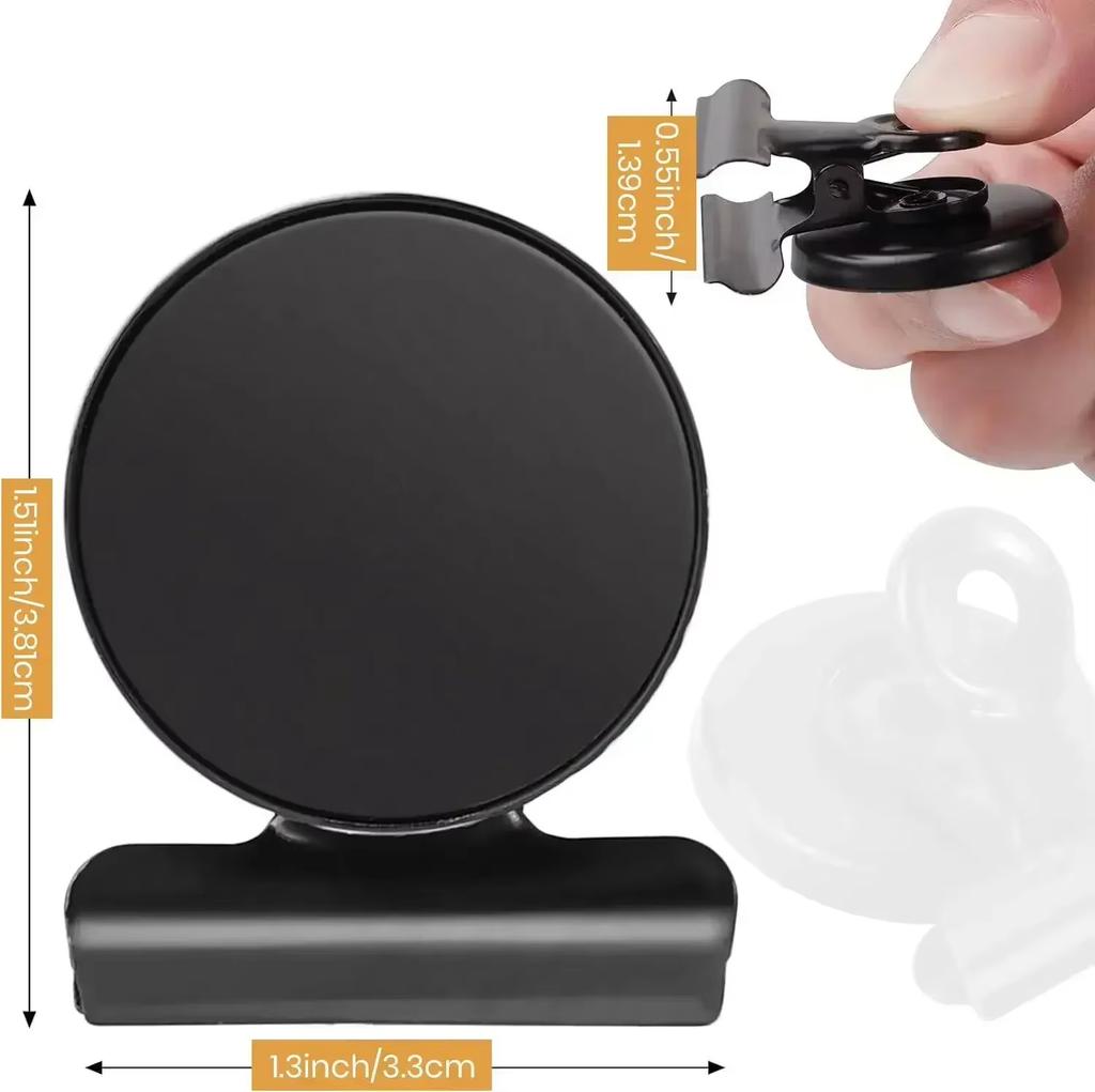 Starka Magneter Magnetiska Klämmor Bulldogklämmor Kraftiga Magnetiska Klämmor Perfekta för Whiteboard-magneter Fotovisningar Hemma