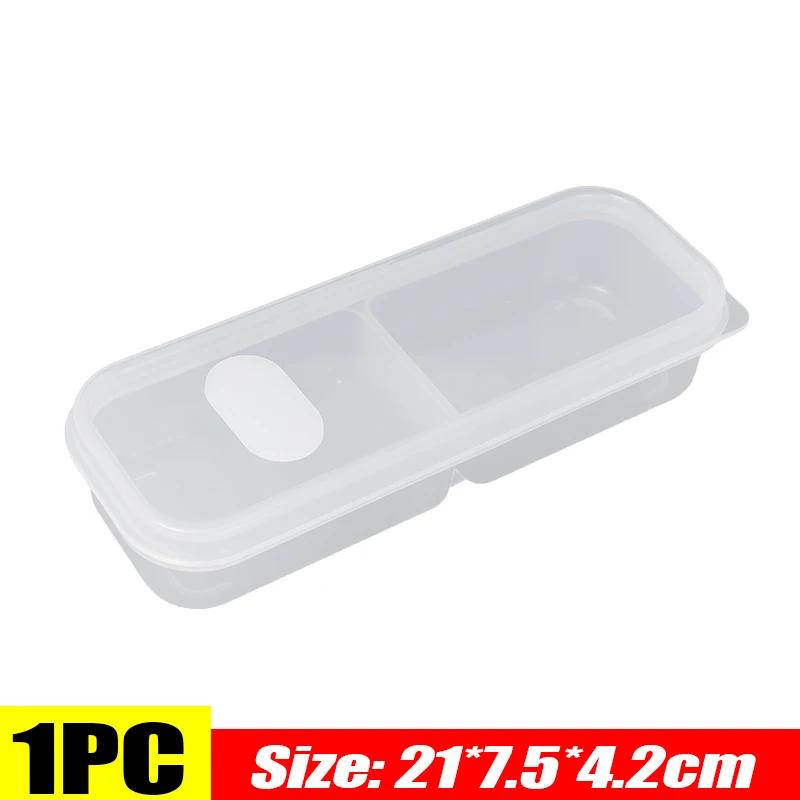 Refrigerator Freezing Organizer Square Storage Box Reusable Food Container Fruit Vegetables Storage Box Kitchen Storage Supplies