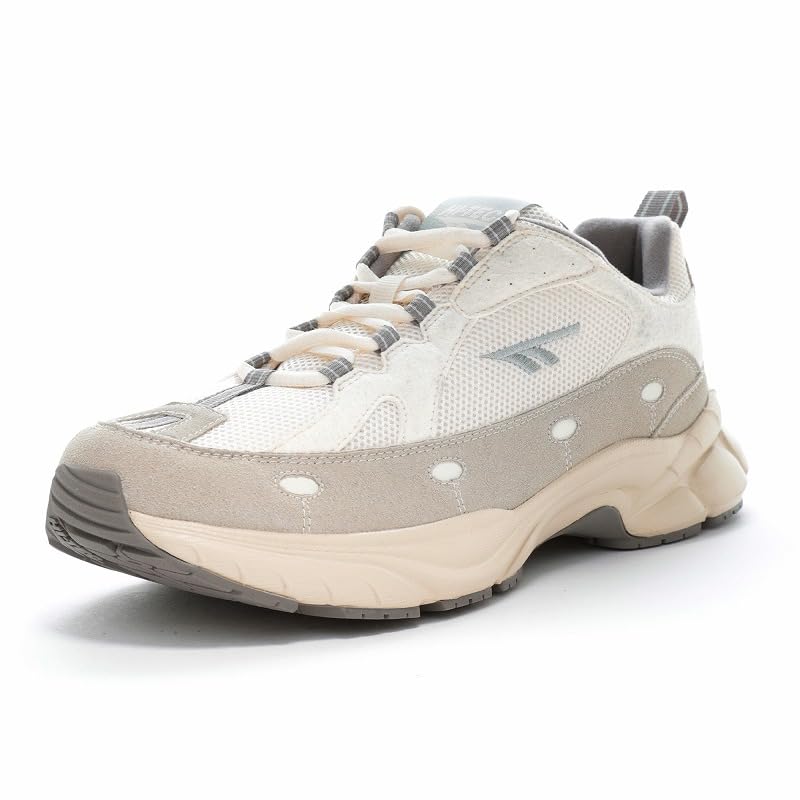 Hi-Tec ADV RACER Sneakers, White/Beige/Teal, Size 26.5cm