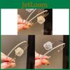 Zircon Flower Designer Cuff Bracelet With Copper Material Elegant Gift For Women