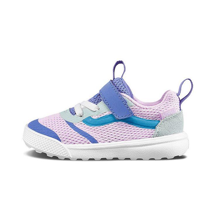 Vans Casual Fashion Low-Top Walking Shoes Kids Shoes Pink Blue VN0A3WLMT2Y