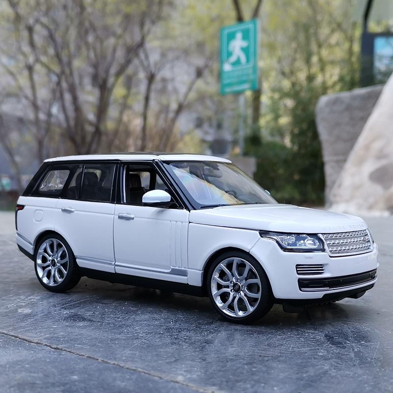 

1:24 Range Rover SUV Toy Alloy Car Diecasts & Toy Vehicles Car Model Miniature Scale Model Car Toys For Children белый