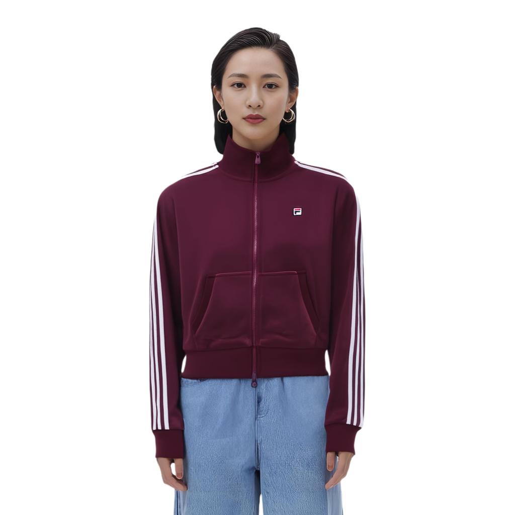 FILA Heritage Fleece Lined Retro Classic Sports Casual Comfortable Jacket Women jackets F11W618508F-WI