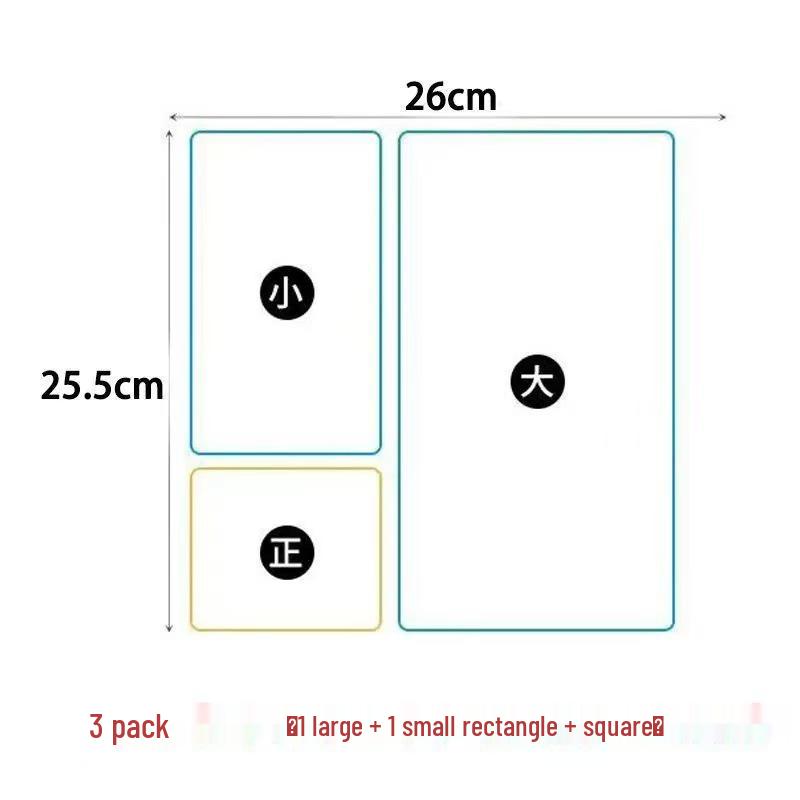 Rectangular Plastic Desk Drawer Organizer for Stationery and Pens