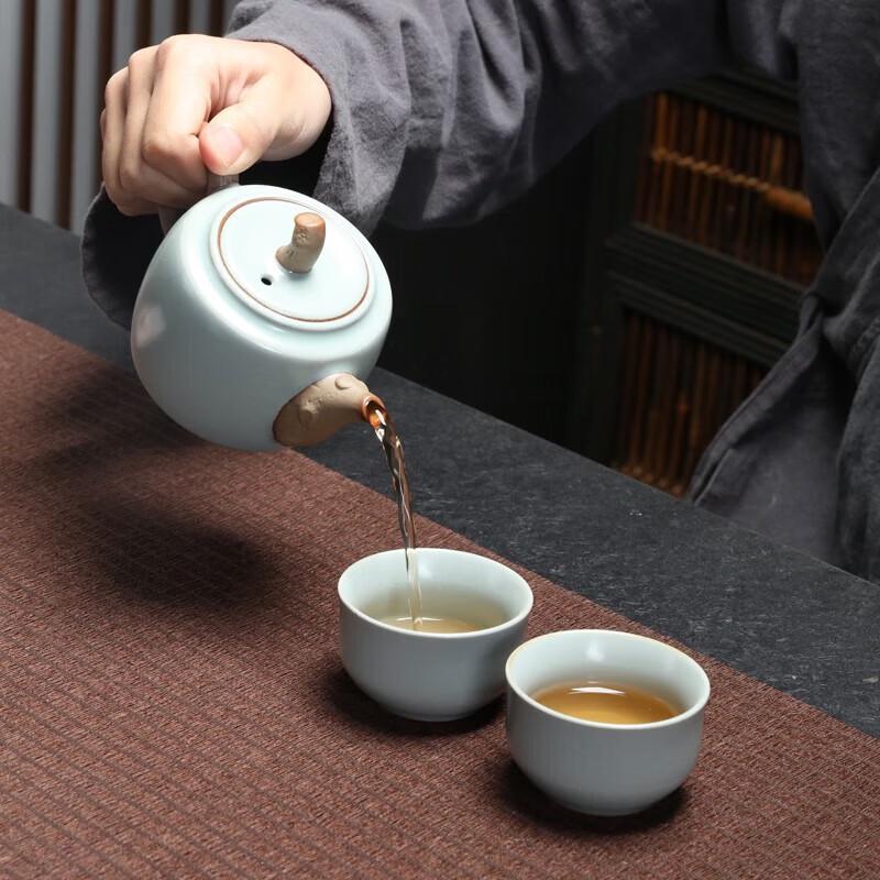 Bafang Li Ru Kiln Flourishing Bloom 5-Piece Tea Set