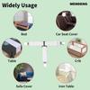 MENDENG Bed Sheet Straps Queen Fitted Sheet Straps Sheet Holders for Corners King Size Mattress Straps Suspenders Gripper White 4P