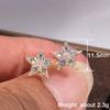 CAOSHI Chic Star Stud Earrings for Women Gold Color Exquisite Female Jewelry Elegant Daily Wearable Accessories Minimalist Gift