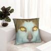 Monday Left Me Broken Cat Pillowcase Double-sided Printing Polyester Cushion Cover Decor Pillow Case Cover Seat Zippered 40X40cm