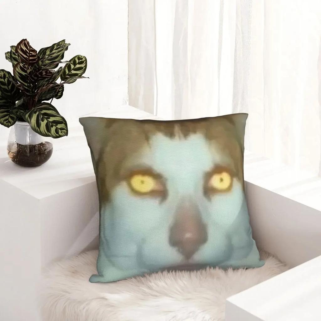 Monday Left Me Broken Cat Pillowcase Double-sided Printing Polyester Cushion Cover Decor Pillow Case Cover Seat Zippered 40X40cm