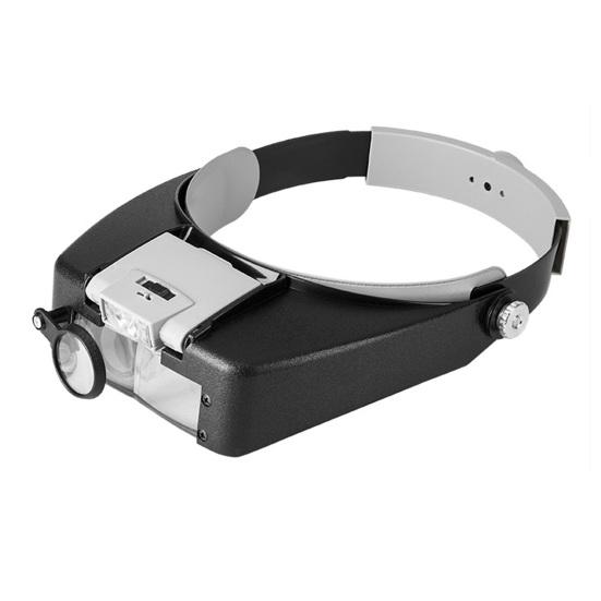 

1.5X/3X/8.5X/10X регульована знімна наголовна лупа з високою глибиною і високою лінзою Робоча лампа для виготовлення ювелірних виробів