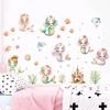 1Pc Cartoon Ocean Cute Mermaid Wall Stickers Furniture For Kids Room Bedroom Wall Art Home Decor Accessories Living Room Decals