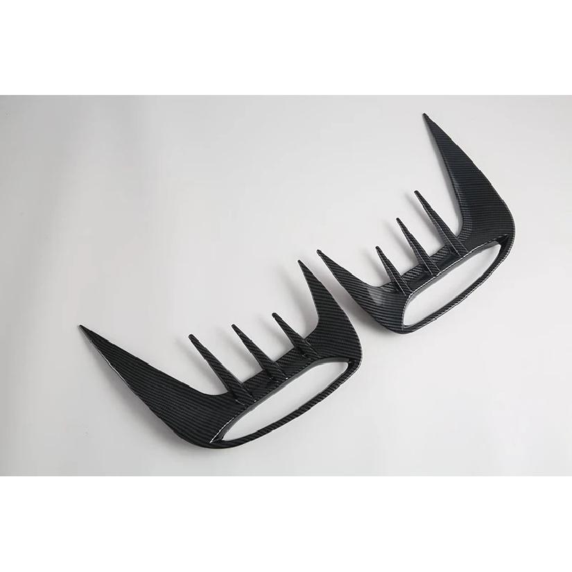 For MG 3 MG3 2024 2025 2026 Car Accessories ABS After Fog Light Trim Bezel Wind Shape