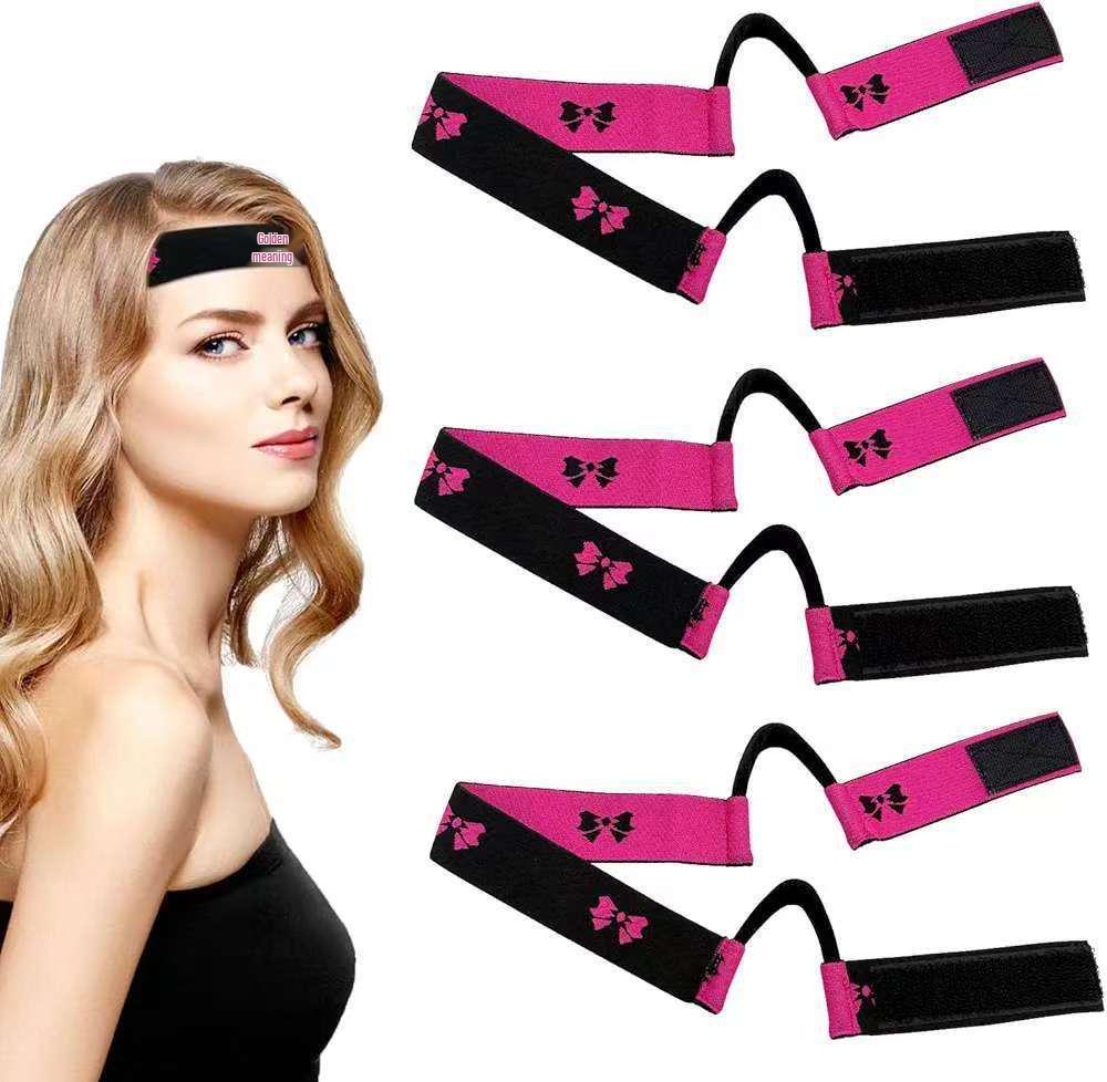 Velvet Bow Elastic Wig Headband Adjustment Strap