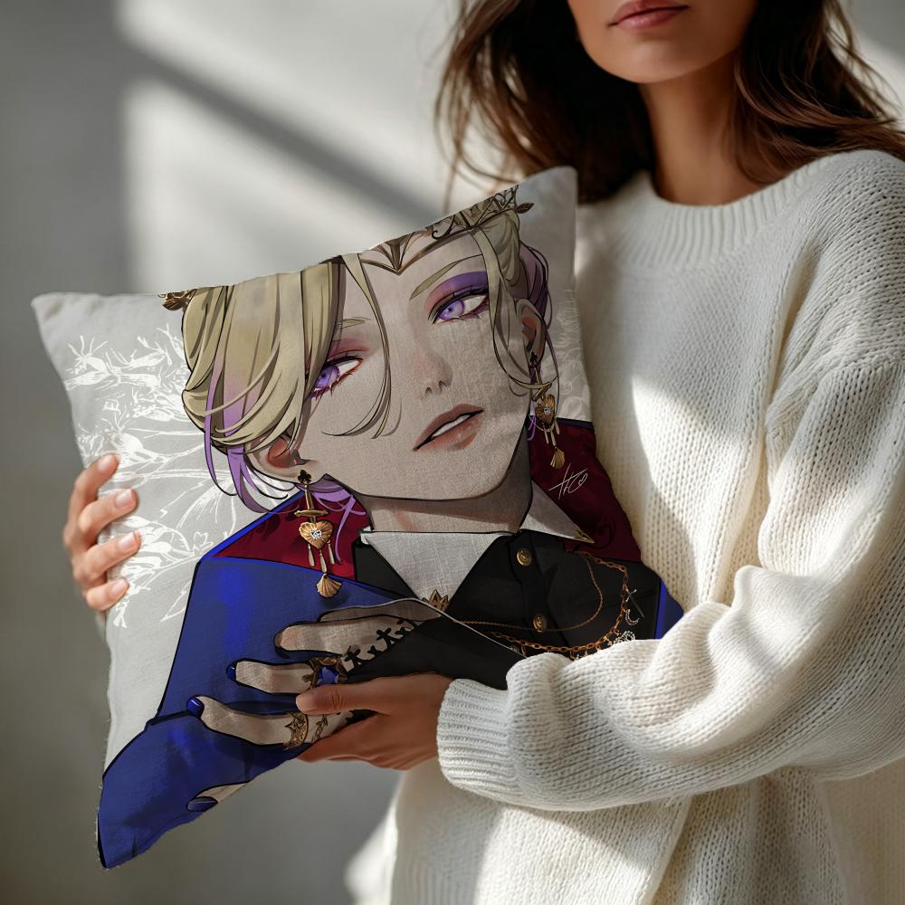 Game Vil Schoenheit Cushion Cover Patterned Cushion Cover Romantic Cozy Home Sofa Decoration