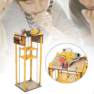 DIY Electric Elevator Lift Model Science Experiment Gifts Physics Kits for Kids