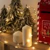 Impermeable Flexible LED Bronze Wire String Radiances For Christmas Tree Decoration Inside Multiple Manner