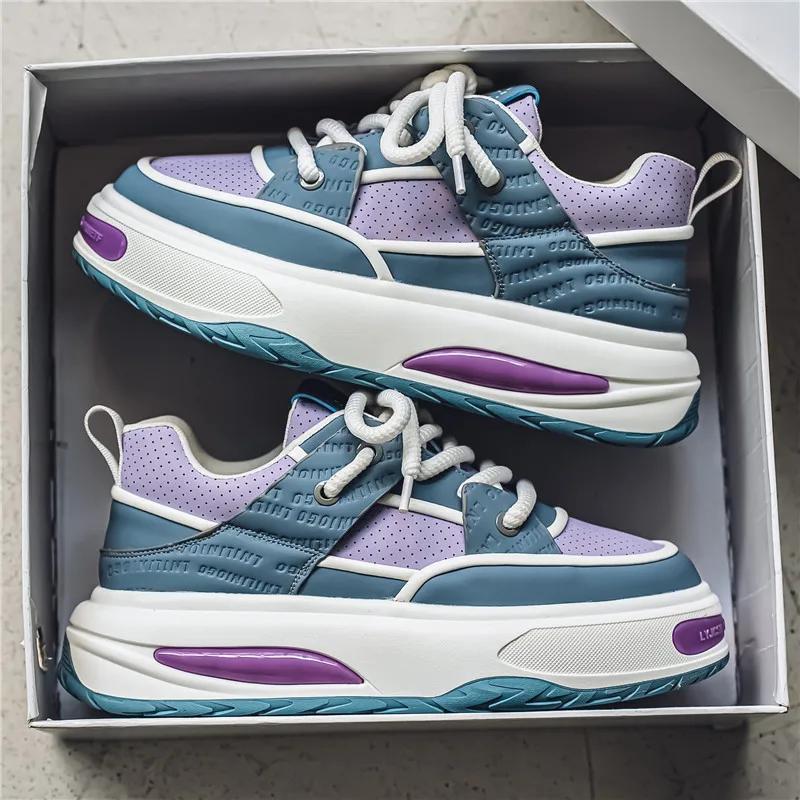 

Модные повседневные кроссовки, мокасины, обувь для мужчин, скейтбординг, спорт и отдых, мягкие и удобные, нескользящие, весна и осень, толстая подошва 44