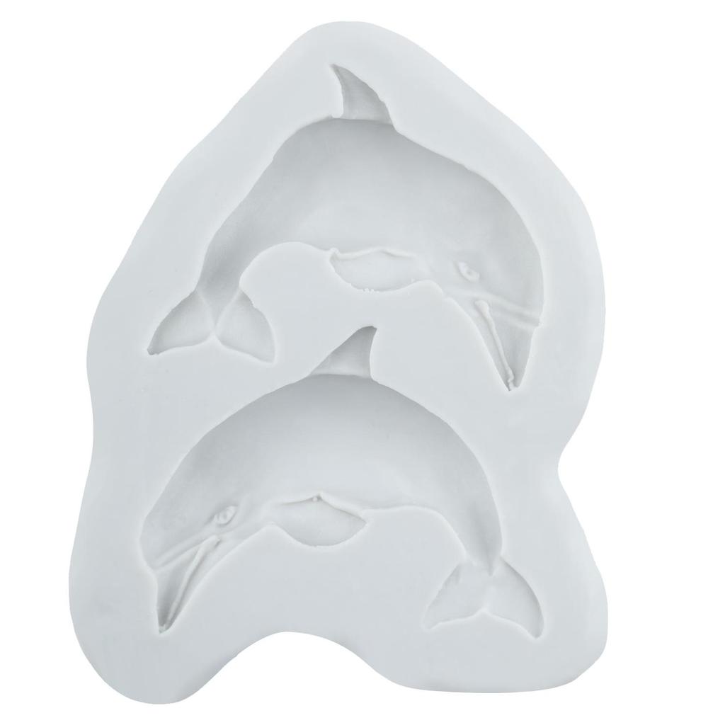 Marine Theme Silicone Mold Dolphin Conch Octopus Fondant Molds Cake Decorating Tools Theme Cake Dessert Decorated Chocolate Candy Mold