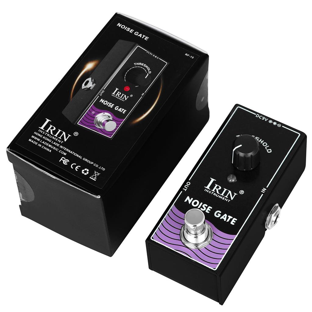 IRIN RF-15 Electric Guitar Effect Pedal Noise Gate Effect Pedal True Bypass Mini Single Guitar Pedal Guitar Accessories