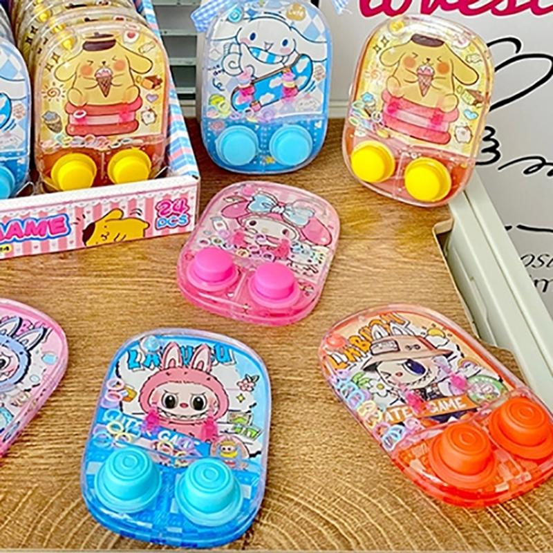 1 Stück Weihnachtsgeschenke Labubu Cartoon Kreatives Spiel Wasserschießspielmaschine Dekompressionsspielzeug