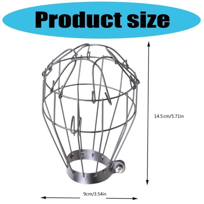 Ventilated Heating Lamp Guard Cover Iron Reticulation Design Bulb Defensed Factory Use Easy Installation Safety