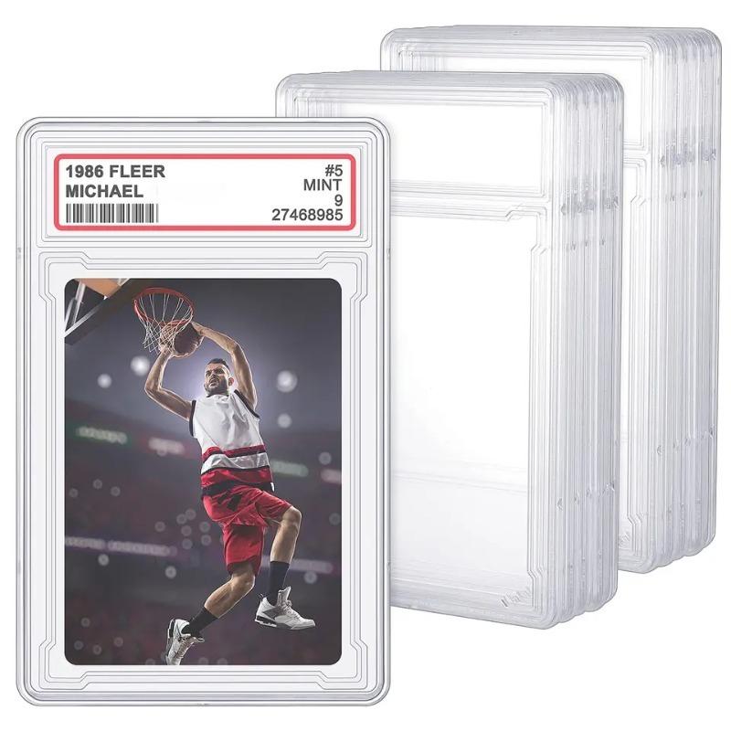 35PT Game Collection Cards Protector Trading Card Durable Sleeves 90x65mm Thick for Games Sports Cards Hard Plastic Holder
