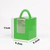 Handheld Windowed Cupcake Packaging Box Egg Tart Box Baking Packaging Boxes Family Gathering Wedding Dessert Display Stand Tray Anti Rollover