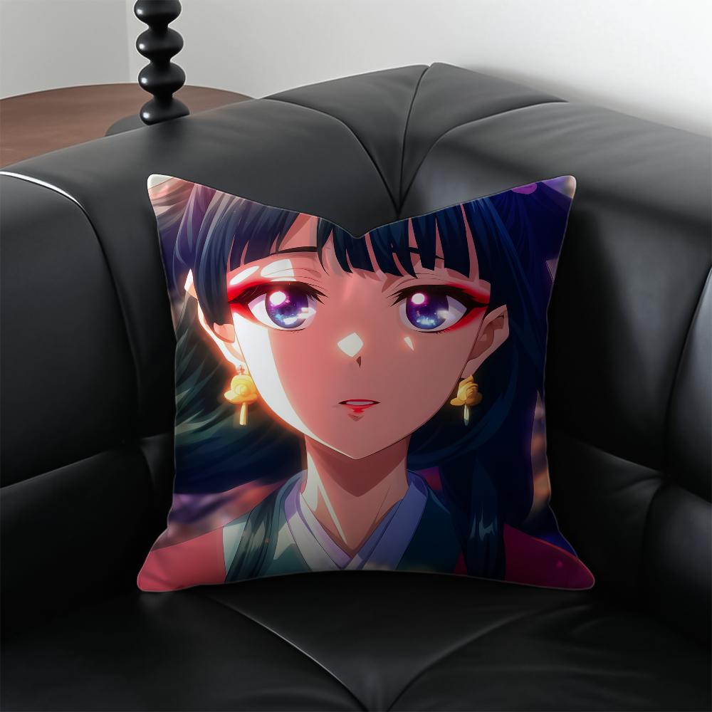 The Apothecary Diaries maomao Pillow Case SkinFriendly And Comfortable Fabric Pillowcase Lnvisible Lilky Zipper