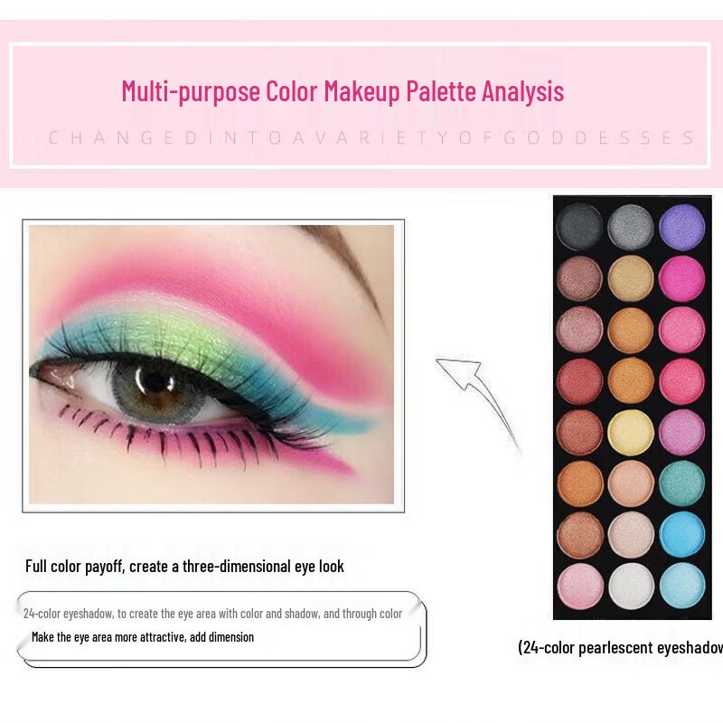 GECOMO 33-Color Kids' Makeup Palette