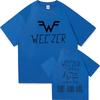 Weezer The Gathering Tour 2026 T-shirt Katoen Zacht Unisexunisex T-shirts Zomer Korte Mouw Ronde Hals T-shirts Ontwerp Grafische Print Shirt