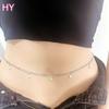 HY Trendy  Double Link Waist Chain for Women 18k Gold Plated Fashion Sexy Body Chain Jewelry Gift