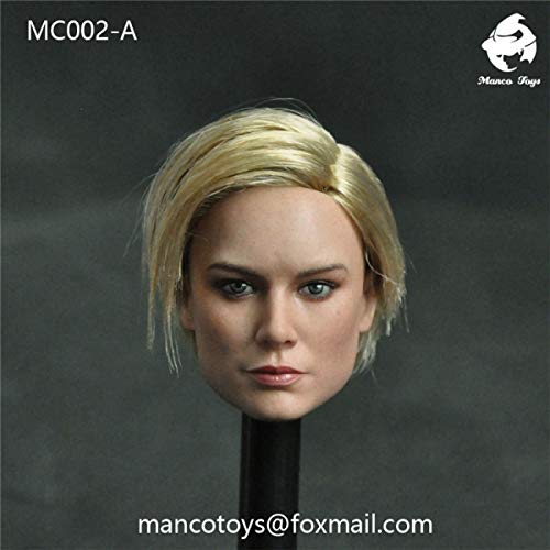

[TOYBARJAPAN] Голова европейской красавицы Mancotoys MC002 для экшн-фигурок масштаба 1/6 (Тело и одежда в комплект не входят)