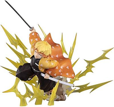 TAMASHII NATIONS FiguartsZERO Demon Slayer: Kimetsu No Yaiba Zenitsu Agatsuma -Thunder Breathing- Approx. 210mm PVC & ABS Painted Complete Figure