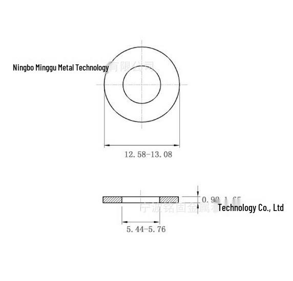 1/2 Inch 316 Stainless Steel Narrow Type Flat Washer, Large SAE/USS Flat Washer