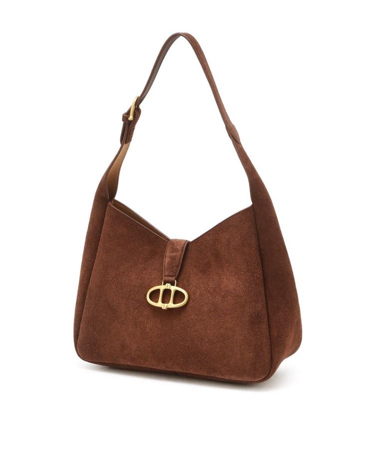 Athe Vanessabruno [Maron] Brown Suede Marron Hobo Bag M Aaba5F408W3