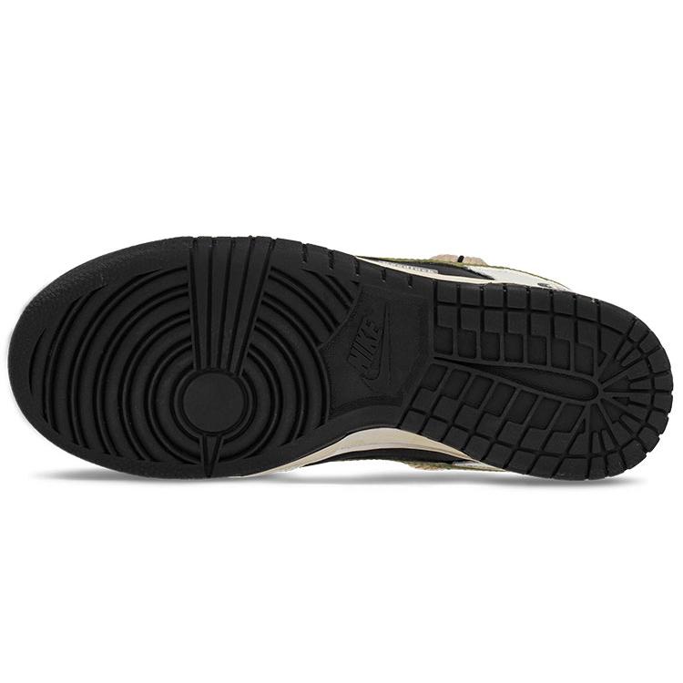 Nike Dunk Slip Resistant, Abrasion Resistant, Lightweight Low top Skateboard Shoes Men's Black White DD1391-100(Team62-)