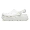 Crocs EVA Protišmykové Odolné Nízke Dreváky Dámska Obuv Biela 208365-100