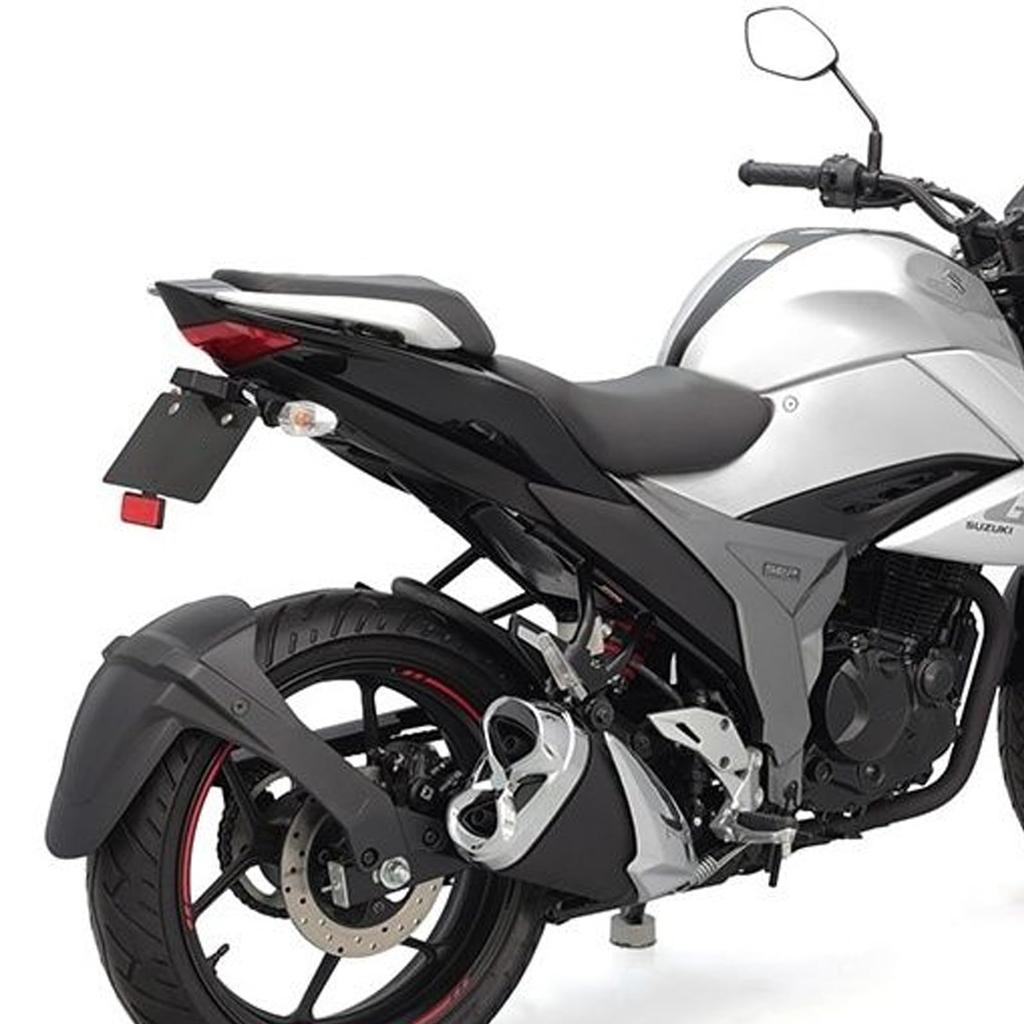 Motorcycle fender eliminator kit for Suzuki Gixxer 250, Gixxer SF250, and Gixxer SF150 (all model years).